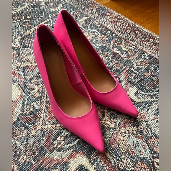 ASOS Shoes Hot Pink Pointed Heels Wide Width Poshmark
